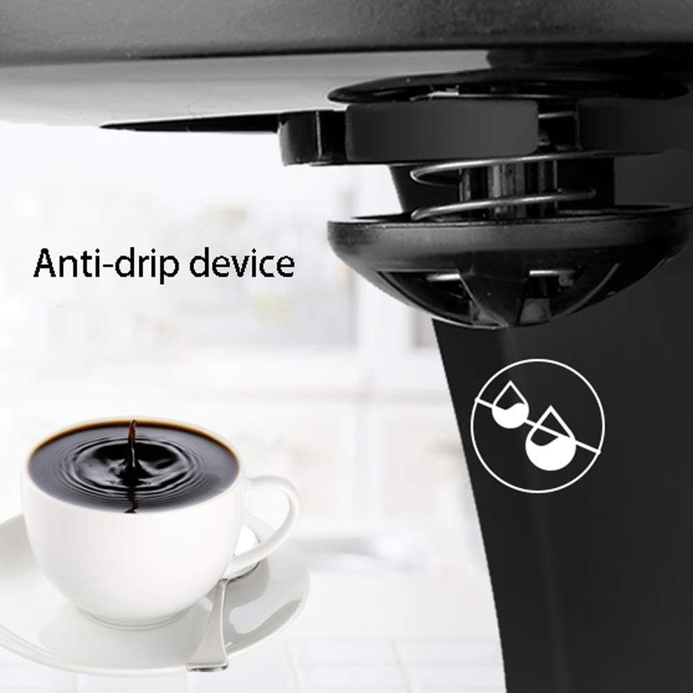 Coffee Machine Coffee Machine, Espresso Machine,Coffee Machine and Other Automatic Drinks-Black,Plastic,Cappuccino,Americano,Pure White,Etc,600 W,600ml,for Espresso Cooker