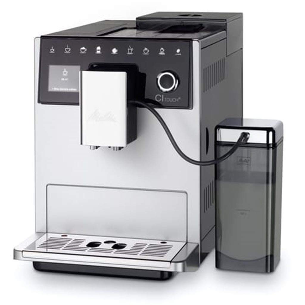 Melitta CI TOUCH F630-102 Compact Bean to Cup Coffee Machine for Office or Home, Stainless Steel, 1400 W, 1.8 Litres, Black