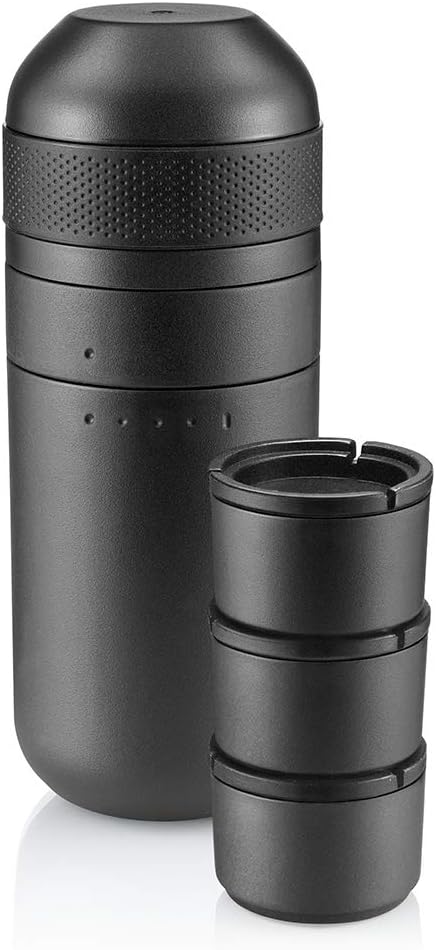 WACACO Minipresso Kit, Accessory for Minipresso GR, Larger Water Tank with 3 Filter Baskets, for Lungo Espresso