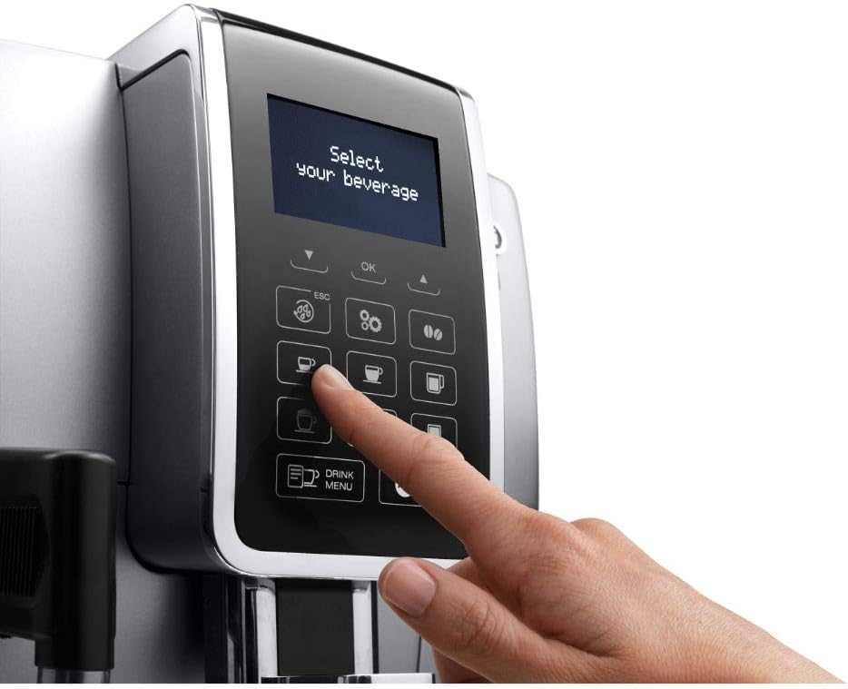 De'Longhi Dinamica, Fully Automatic Bean to Cup Coffee Machine, Cappuccino, Espresso Coffee Maker, ECAM 350.75.S, Silver & Coffee Care Kit