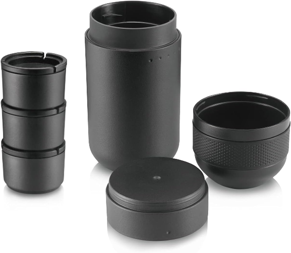 WACACO Minipresso Kit, Accessory for Minipresso GR, Larger Water Tank with 3 Filter Baskets, for Lungo Espresso