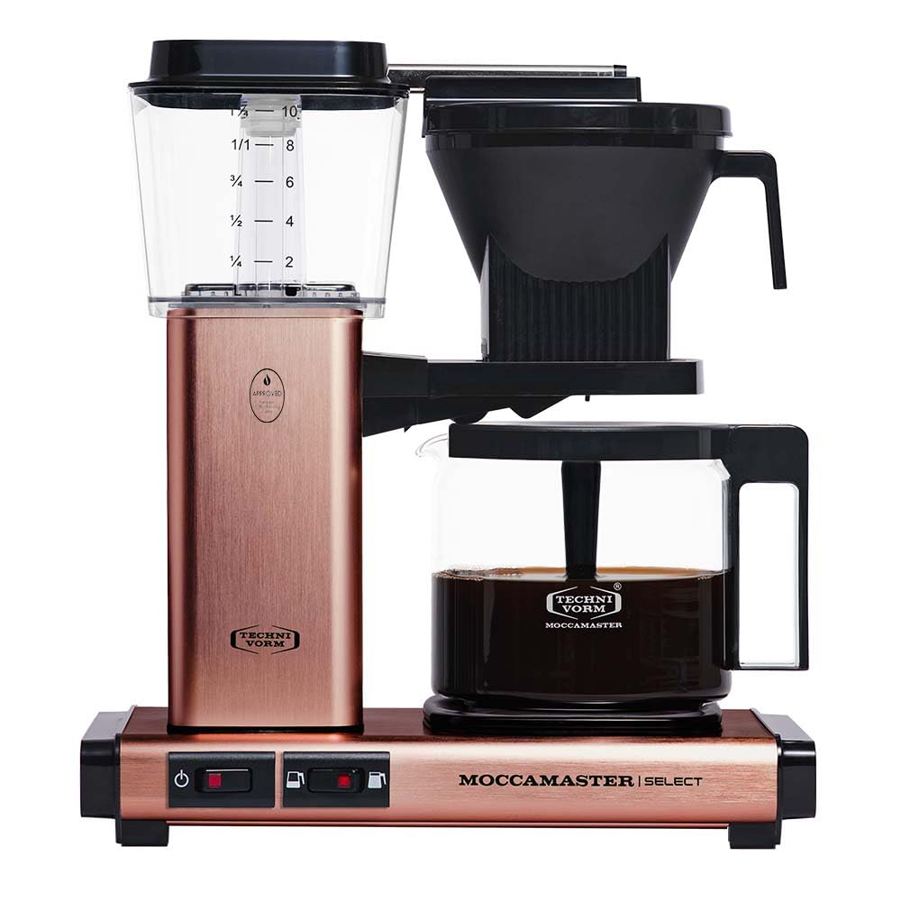 Moccamaster KBG Select, Coffee Machine, Filter Coffee Maker, Polished Silver, UK Plug, 1.25 Liters