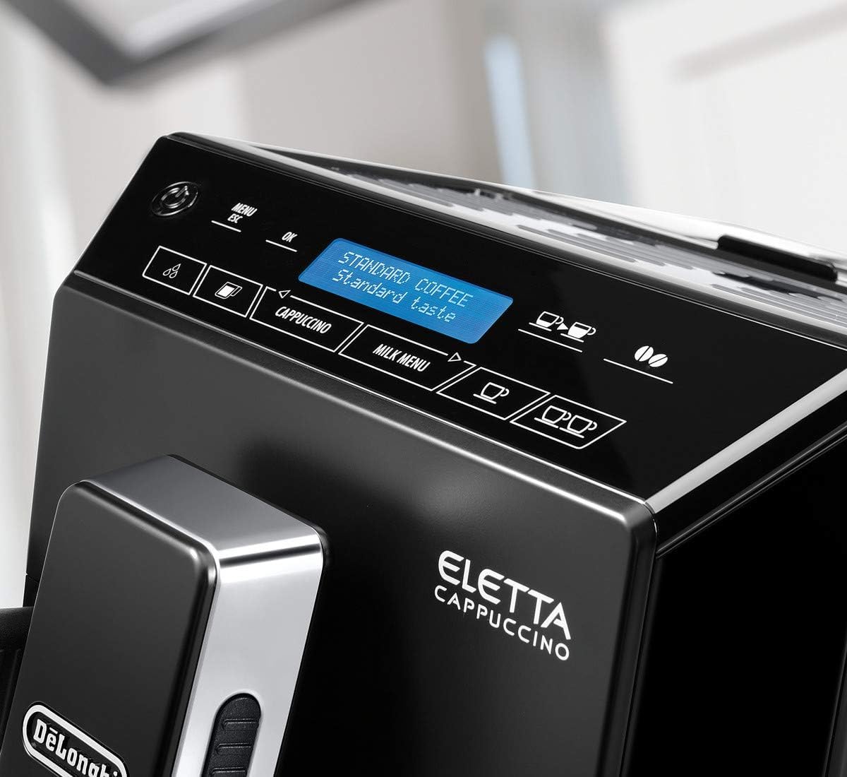 De'Longhi Eletta, Fully Automatic Bean to Cup Coffee Machine, Cappuccino and Espresso Maker, ECAM 44.660.B, 2 liters, Black & Softballs, 2 bags, balls prevent the formation of limestone water