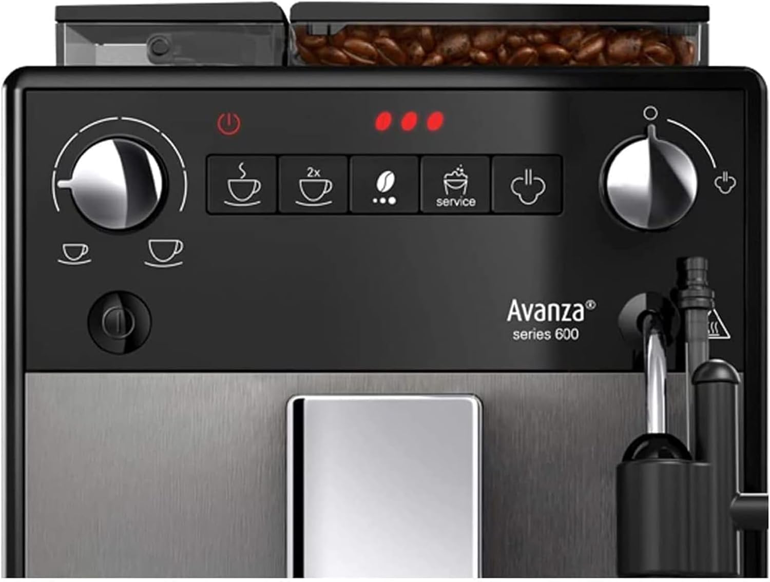 Melitta Fully Automatic Coffee Machine, Avanza Series 600, Art. No. 67677567, Stainless Steel, 1450 W, 1.5 liters, Mystic Titian