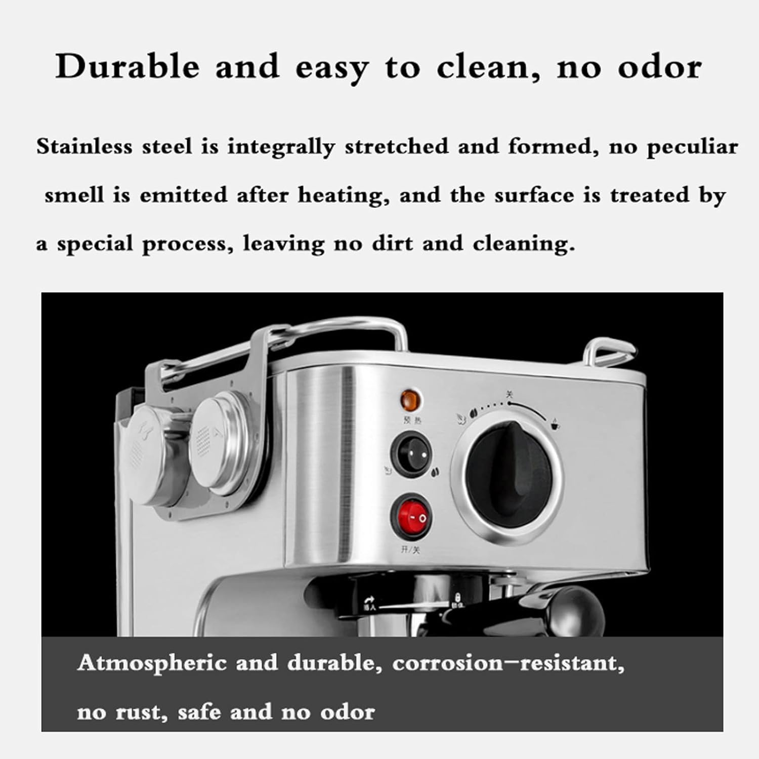 Fully Automatic Espresso Machine milk froth coffee machine, 19Bar pressure, suitable for cappuccino mocha latte