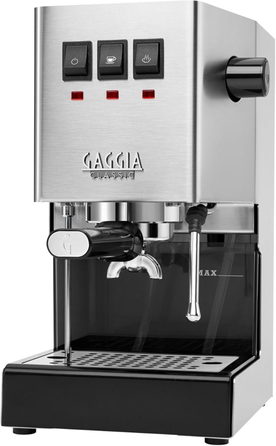 Gaggia Classic Evo Pro Manual Espresso Coffee Machine, Stainless Steel