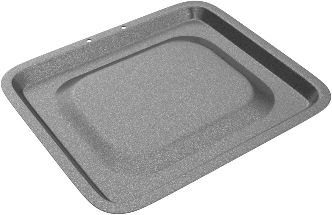HEISENLIN Drip Pan for Instant Vortex Plus Air Fryer, 2 PCS Upgraded Rectangular Nonstick Oil Drip Tray Pan for Instant Vortex Pro Innsky Chefman PowerXL and More Air Fryer, Dishwasher Safe, Black
