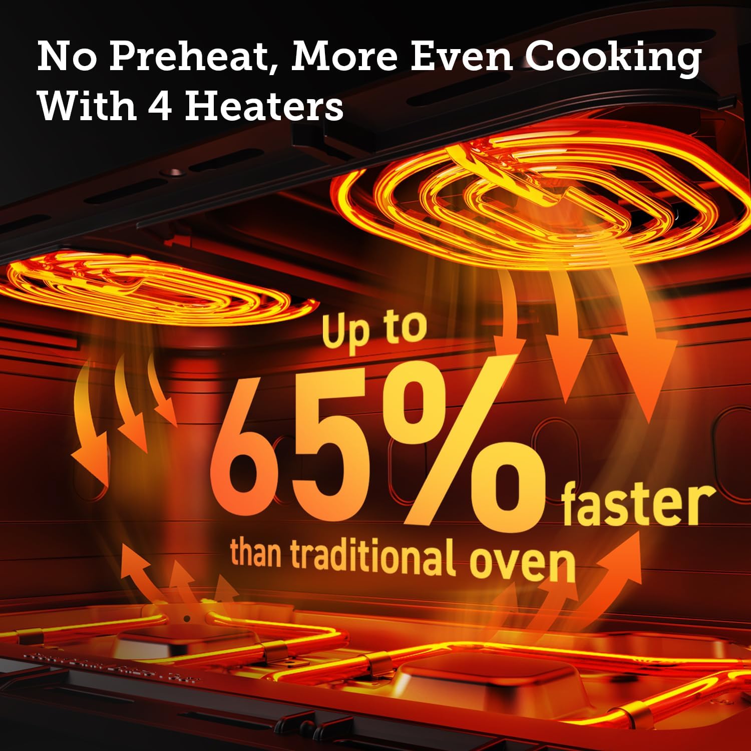 COSORI Dual Air Fryer TwinFry, 10L Flexible Capacity, Single & Double Zone Convertible, 4 Fast Heaters, Dual Blaze Tech with 8-in-1, Smart Air Fry, Roast, Bake, Dry, Energy Save, 70 App Recipes