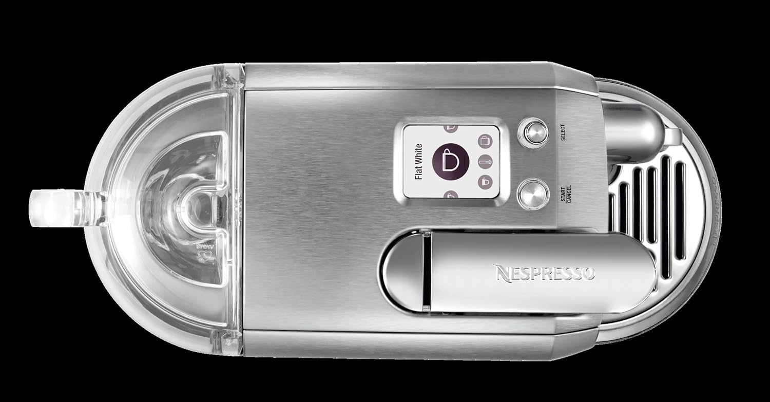 Nespresso Creatista Plus Automatic Pod coffee machine with milk frother wand for Espresso, Cappuccino & Flat White by Sage in Brushed Stainless Steel