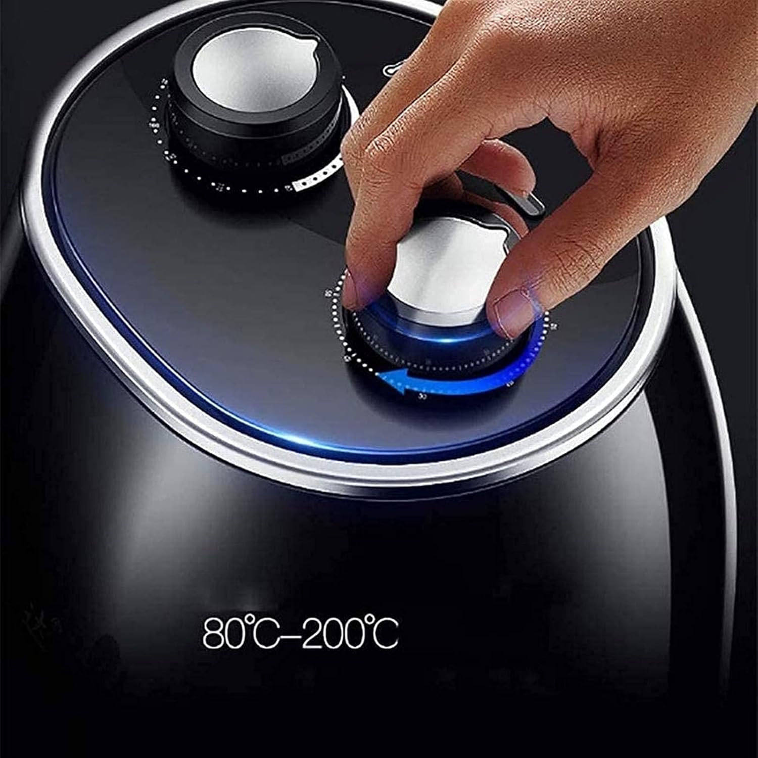 Air Fryer for Home Use 1.5L Electric Deep Fryer Air Fryer Timer Temperature Control Power Air Fryer Eletric Householdy Kitchen Cooking Tools