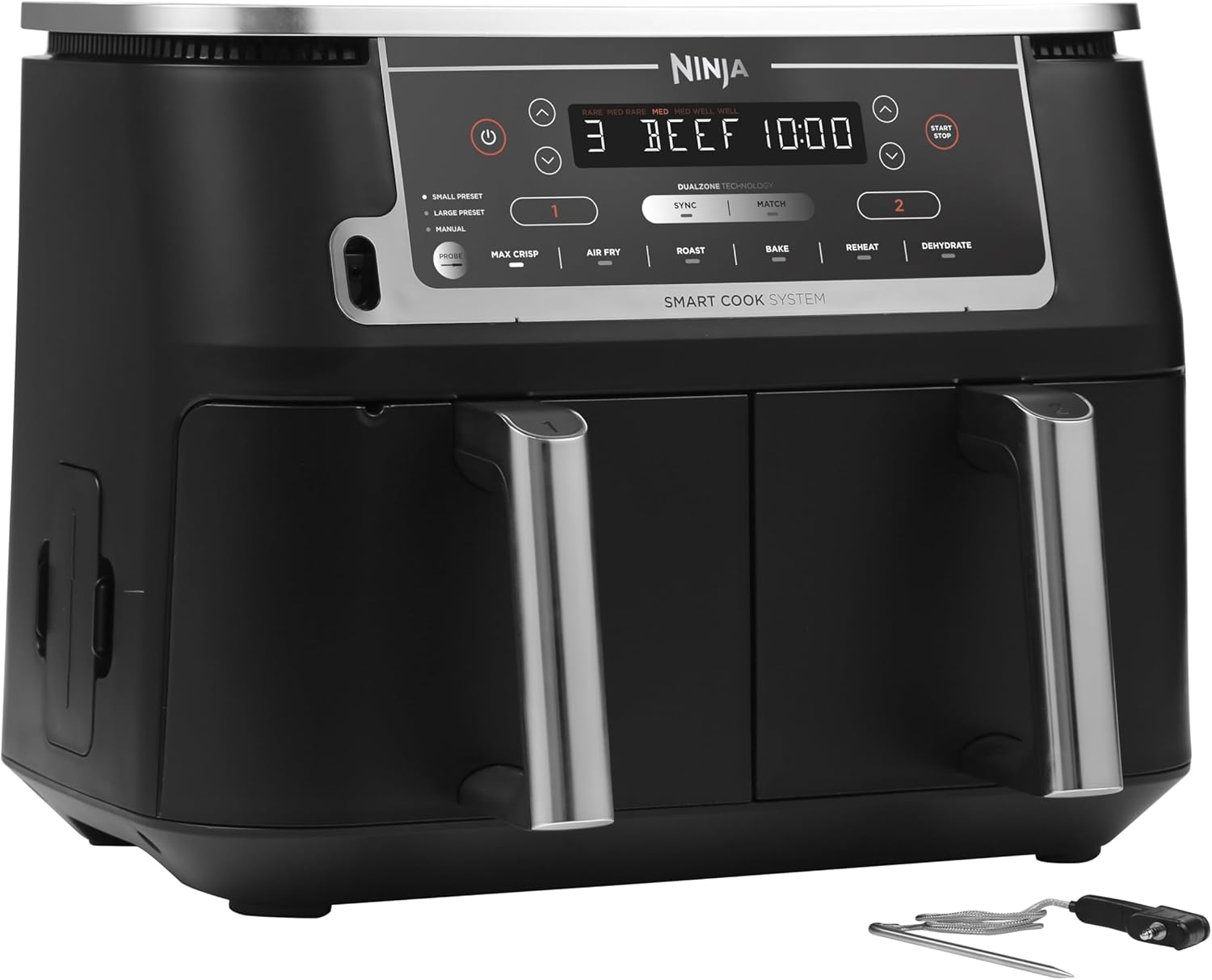 Ninja AF451EU fryer Single 9.5 L 2470 W Hot air fryer Black