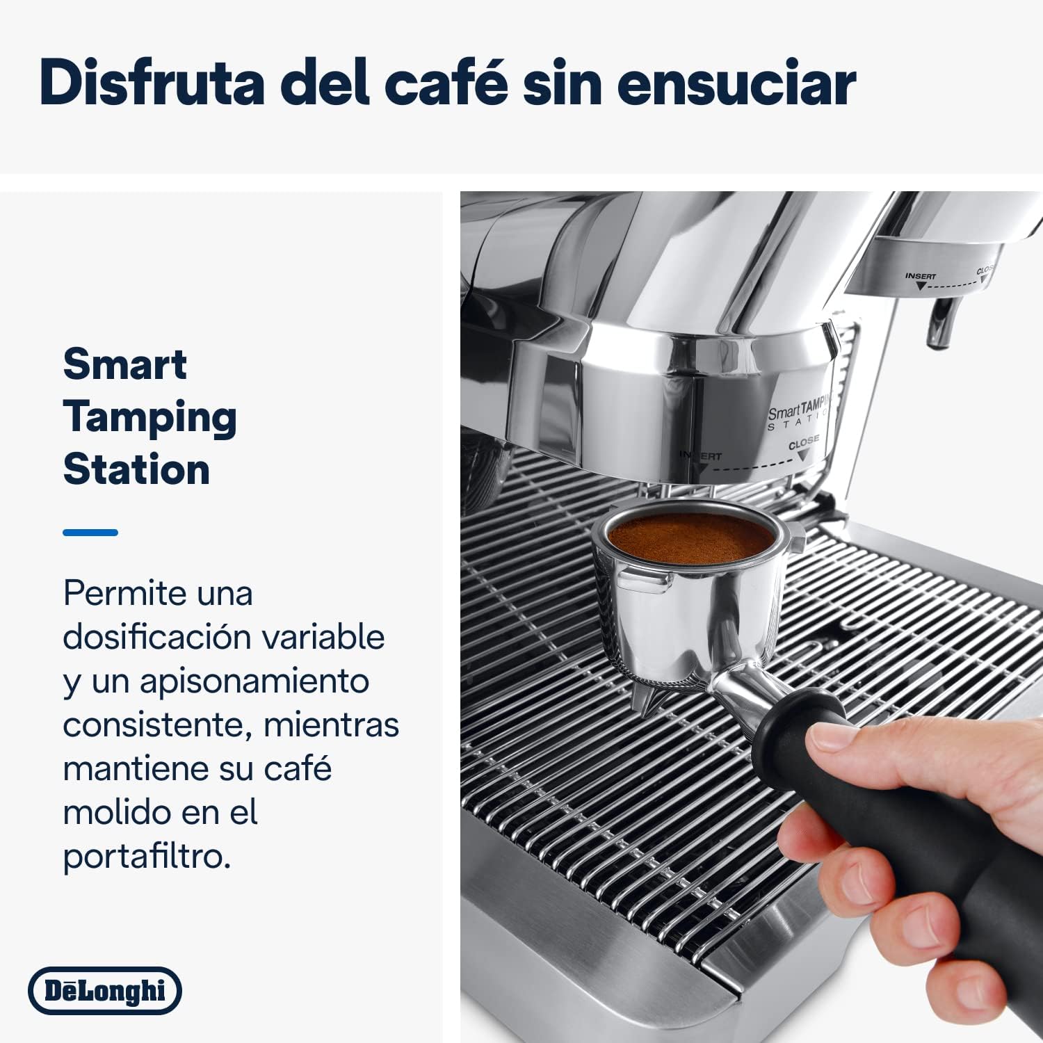 De'Longhi La Specialista Opera EC9555.M, Espresso Coffee Machine with Integrated Coffee Grinder, Cold Brew Function, Milk Frothing Wand, Includes Welcome Set Accessories, 1550W, Metal