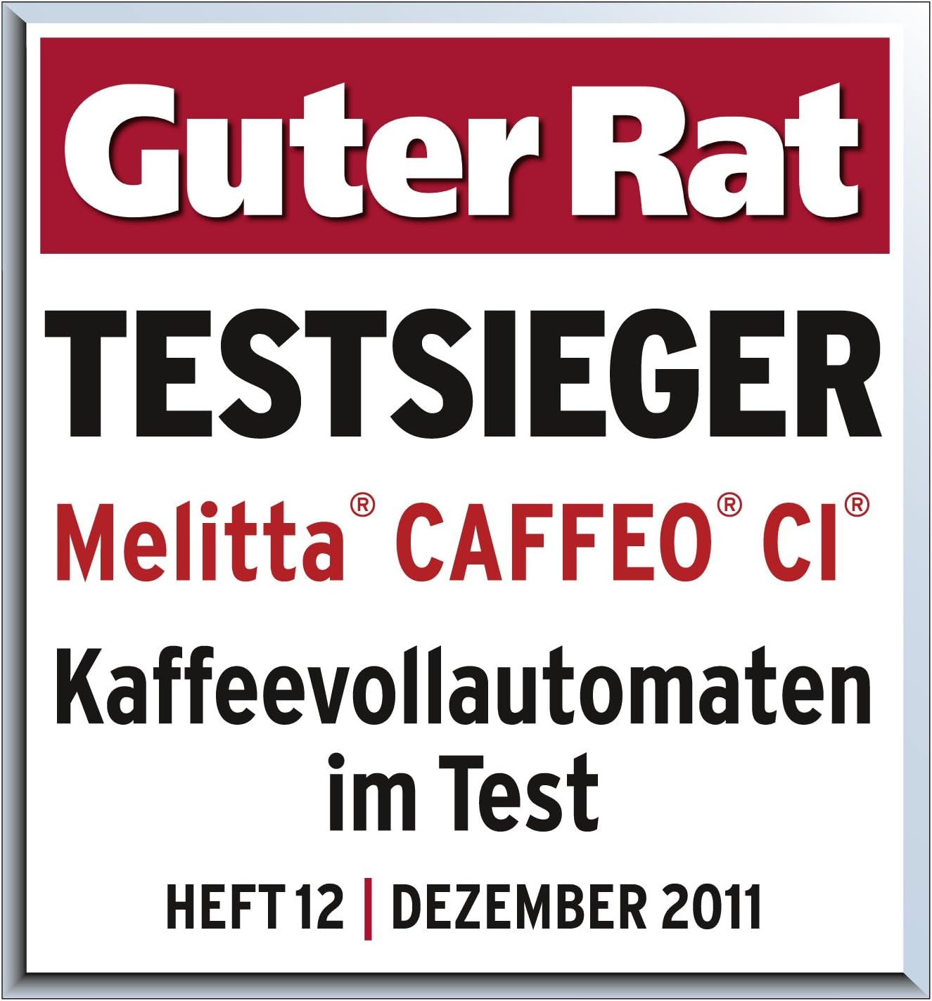 Melitta E970-101 Caffeo CI One-Touch Fully Automatic Coffee Maker with My Coffee Memory and Milk system - Silver