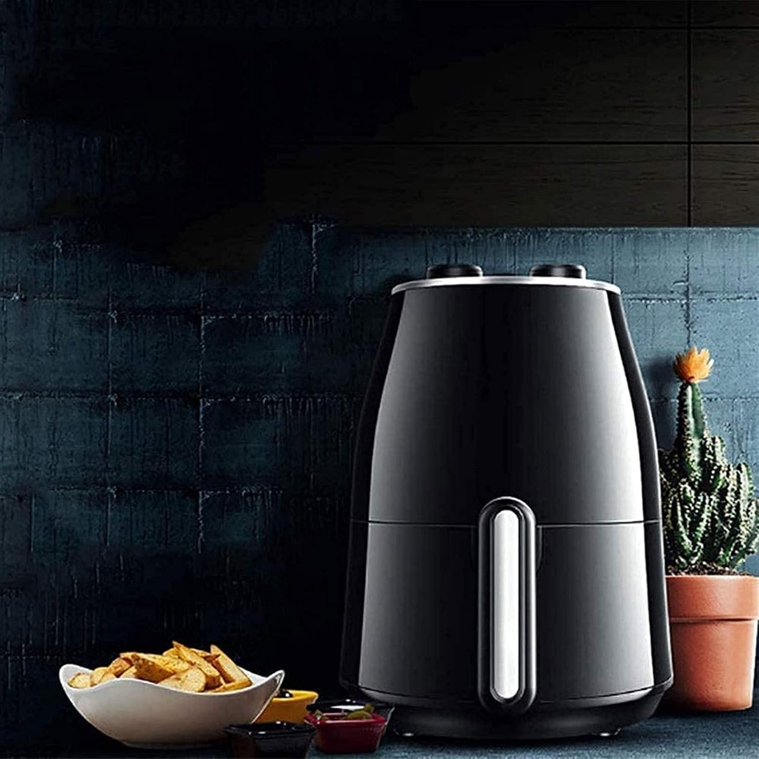 Air Fryer for Home Use 1.5L Electric Deep Fryer Air Fryer Timer Temperature Control Power Air Fryer Eletric Householdy Kitchen Cooking Tools