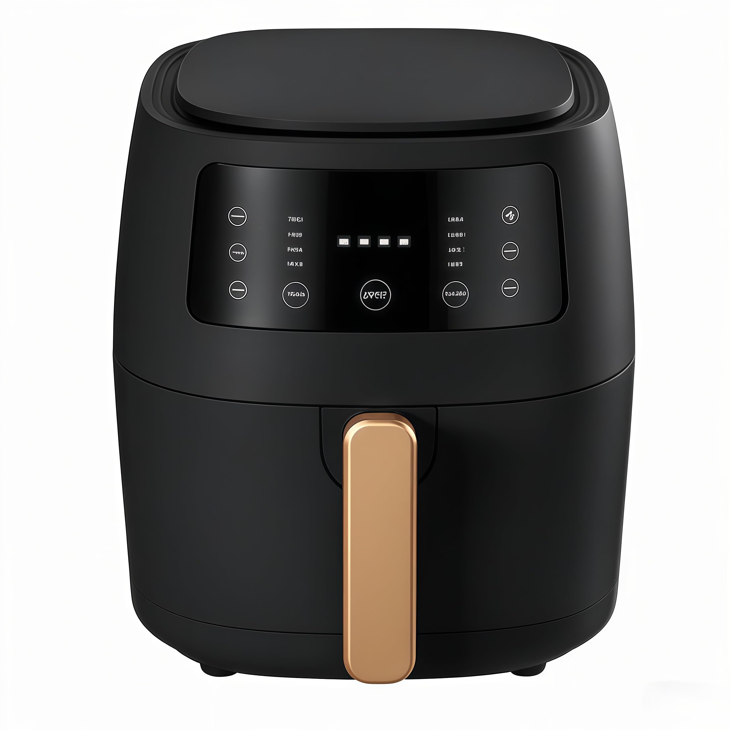 Smart Touch Screen Air Fryer, Large Capacity 6L Oil Free Cooking, Healthy Multifunctional Electric Fryer for Home Kitchen