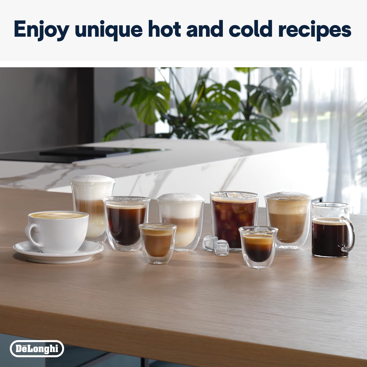 De'Longhi ECAM322.70.SB Magnifica Plus Automatic Coffee Machine with LatteCrema Hot, Bean to Cup Espresso Machine with 18 One-Touch Recipes, Full-Touch Control Panel, 1450W, Silver/Black