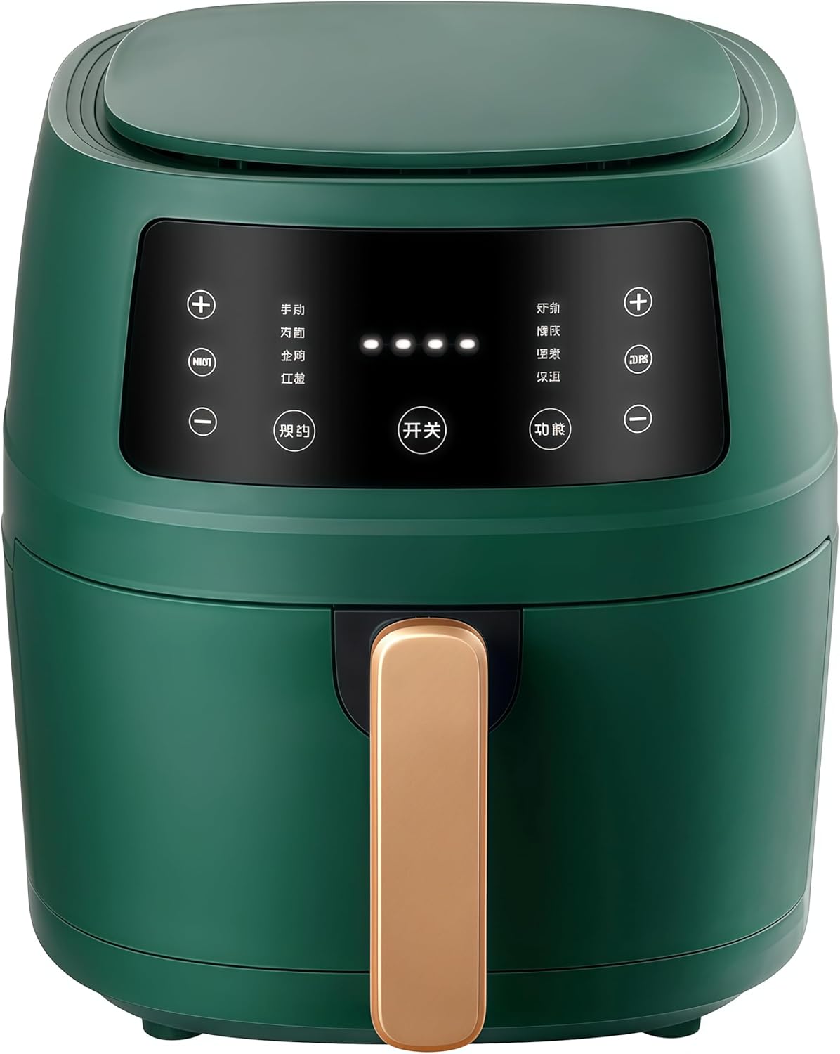 Smart Touch Screen Air Fryer, Large Capacity 6L Oil Free Cooking, Healthy Multifunctional Electric Fryer for Home Kitchen