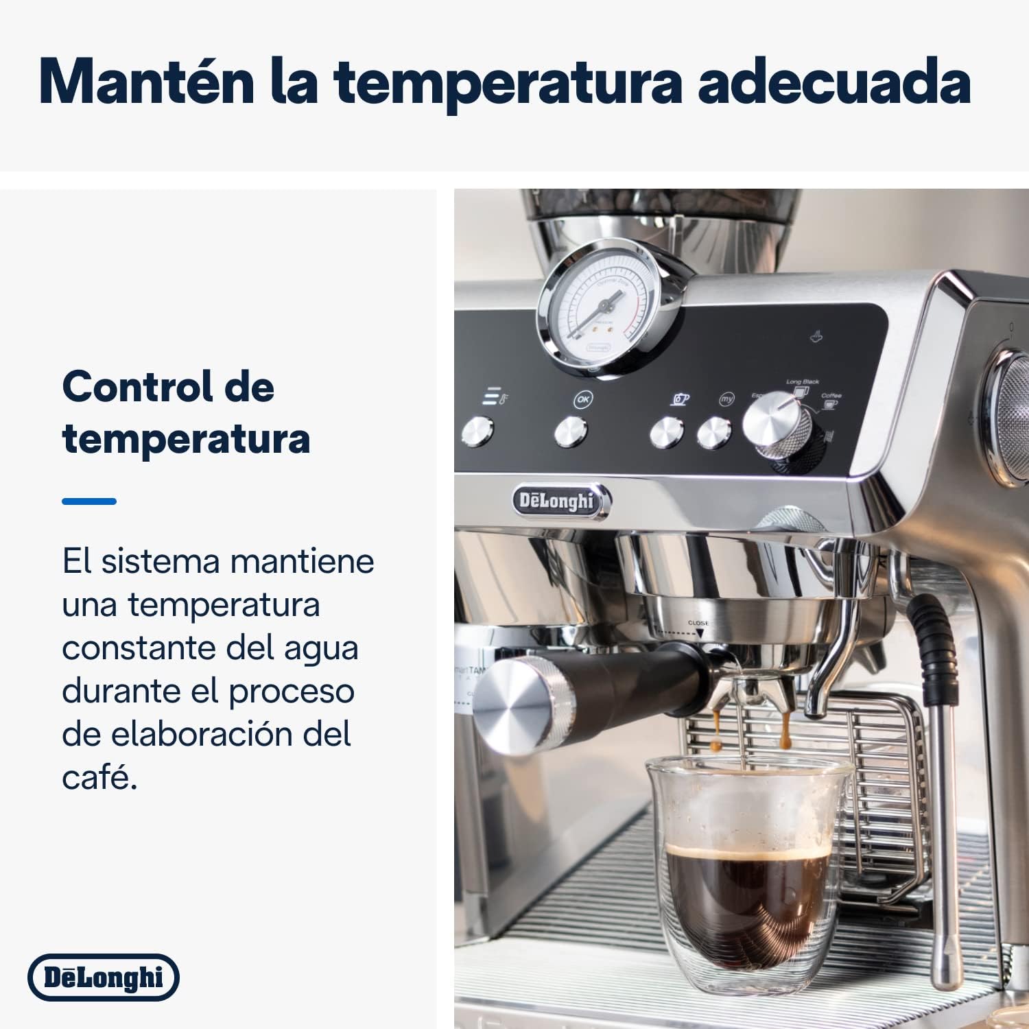 De'Longhi La Specialista Opera EC9555.M, Espresso Coffee Machine with Integrated Coffee Grinder, Cold Brew Function, Milk Frothing Wand, Includes Welcome Set Accessories, 1550W, Metal