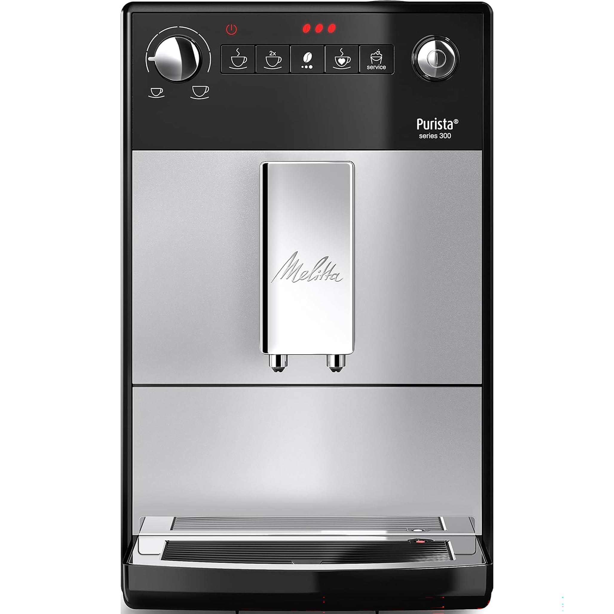 Melitta Automatic Espresso Machine, Purista Model, F230-102, Black, 6766027