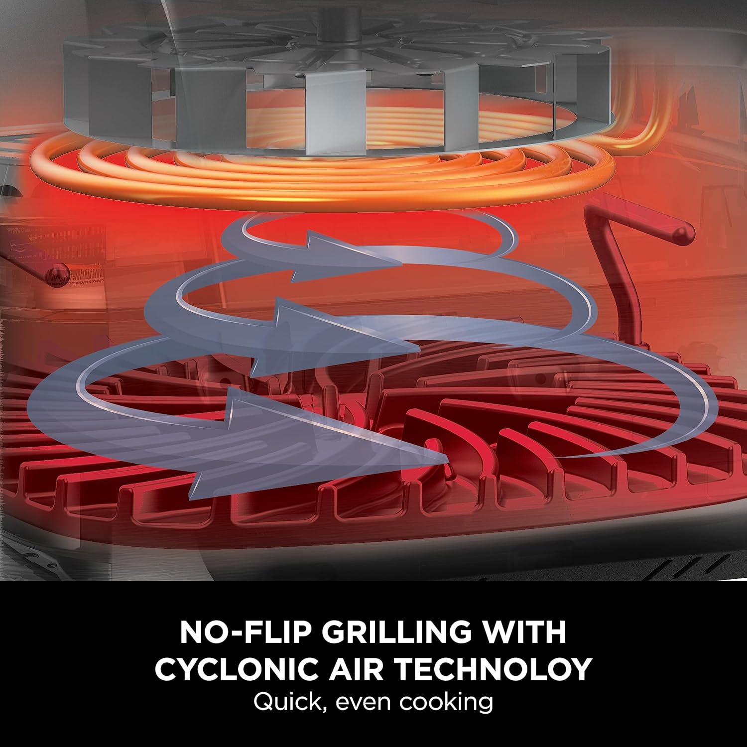 Ninja Foodi MAX Health Grill & Air Fryer 3.8L with Digital Cooking Probe, 6-in-1; Air Fry, Bake, Roast & more, Dishwasher Safe Parts, Large Grill Plate, Copper/Black Amazon Exclusive AG551UKCP