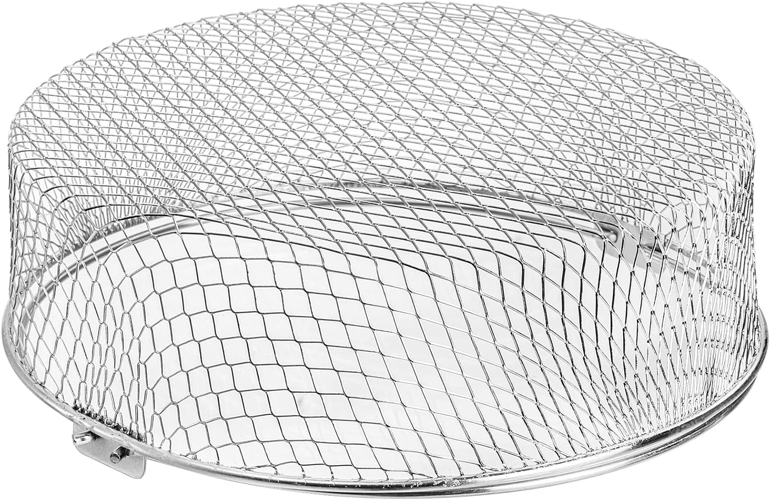 Elsjoy 2 Pack 8 Inch Stainless Steel Air Fryer Basket, Instant Pot, Oven, Steamer Replacement Accessory Mesh Basket with Handle
