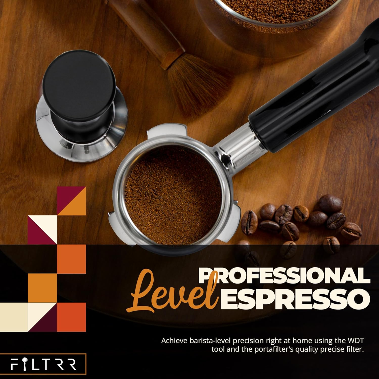 54mm Espresso Kit for Breville Machines - Precision Tamper with Spring, WDT Tool & Aluminum Alloy Accessories - Fits Bambino, Barista Express & Touch