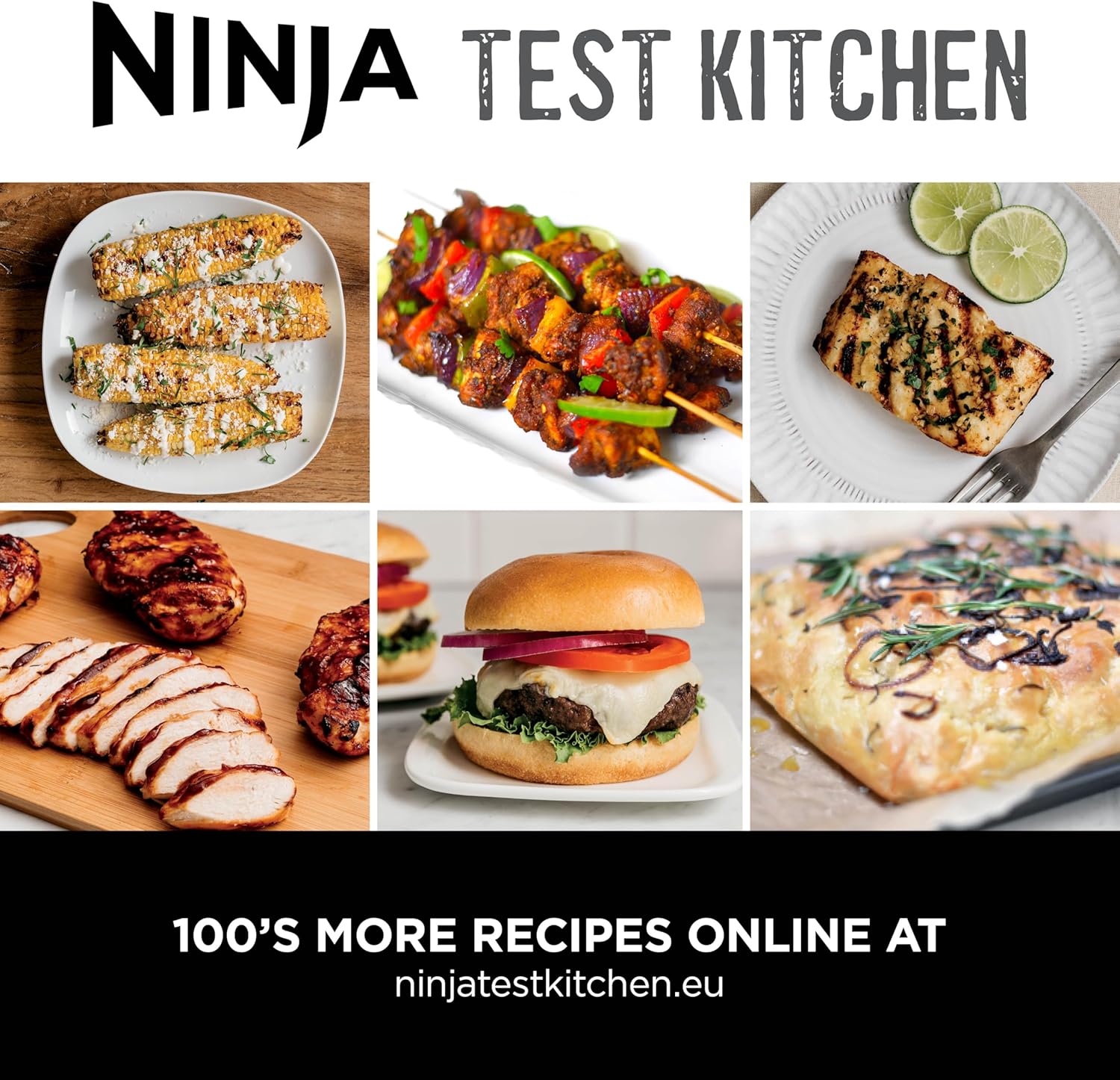 Ninja Foodi Health Grill & Air Fryer 5.7L with Cyclonic Air Technology, 5-in-1, Air Fry, Grill, Bake, Roast, Dehydrate, Dishwasher Safe Parts, Cleaning Brush, Black/Silver AG301UK