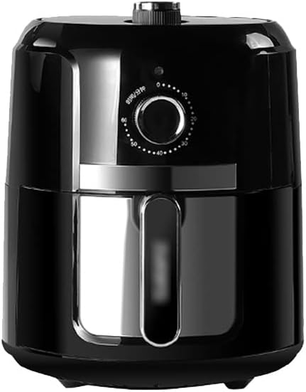 Home 4L Air Fryer Smart Multifunctional Fryer Fully Automatic French Fry Maker Electric Fryer Kitchen Appliances (Black 26 x 30.5 cm) (Black 26 x 30.5 cm) (Black 26 x 30.5 cm)