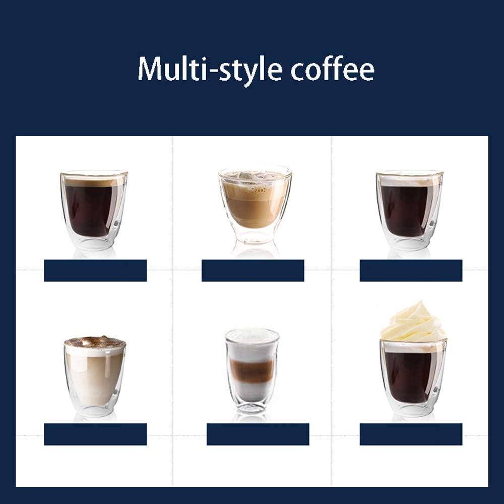 Coffee Machine Coffee Machine, Semi-Automatic Coffee Machine,5 Bar Pressure Pumpndash;Cappuccino,American Coffee,White Coffee,Etcndash;Stainless Steel(730W),Compatible with espress