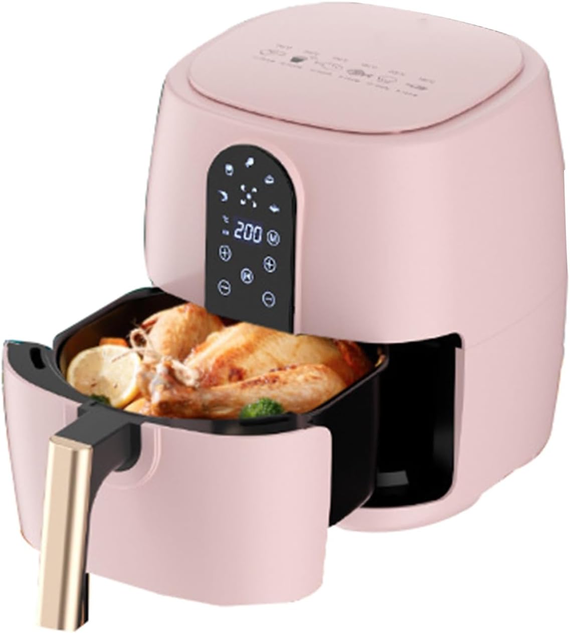 6L air fryer, household multi-functional inorganic fryer, touch screen operation,80-200℃(Roze)