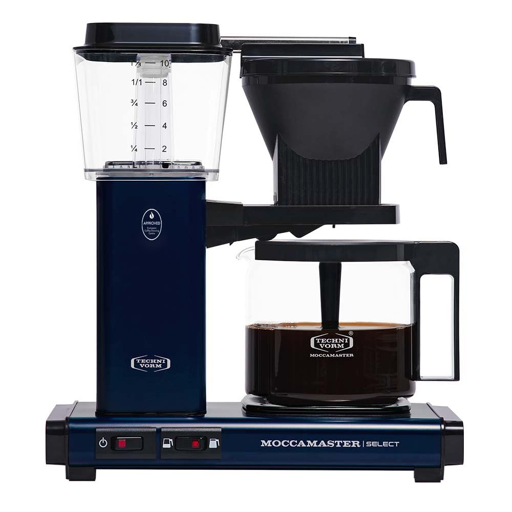 Moccamaster KBG Select, Coffee Machine, Filter Coffee Maker, Polished Silver, UK Plug, 1.25 Liters