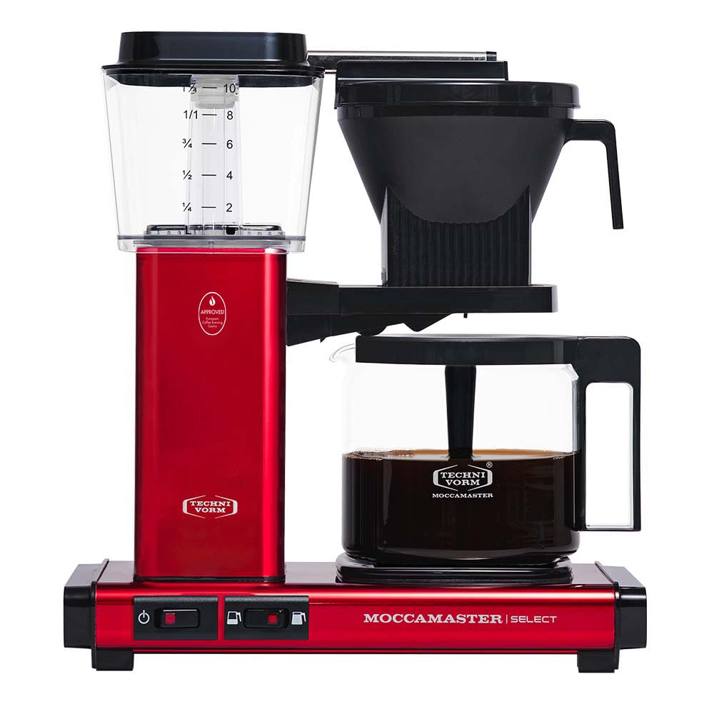 Moccamaster KBG Select, Coffee Machine, Filter Coffee Maker, Polished Silver, UK Plug, 1.25 Liters