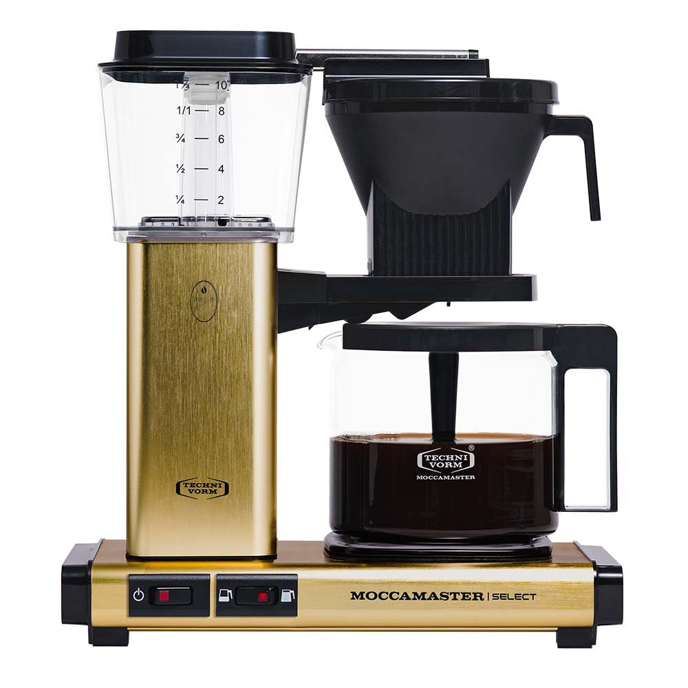 Moccamaster KBG Select, Coffee Machine, Filter Coffee Maker, Polished Silver, UK Plug, 1.25 Liters
