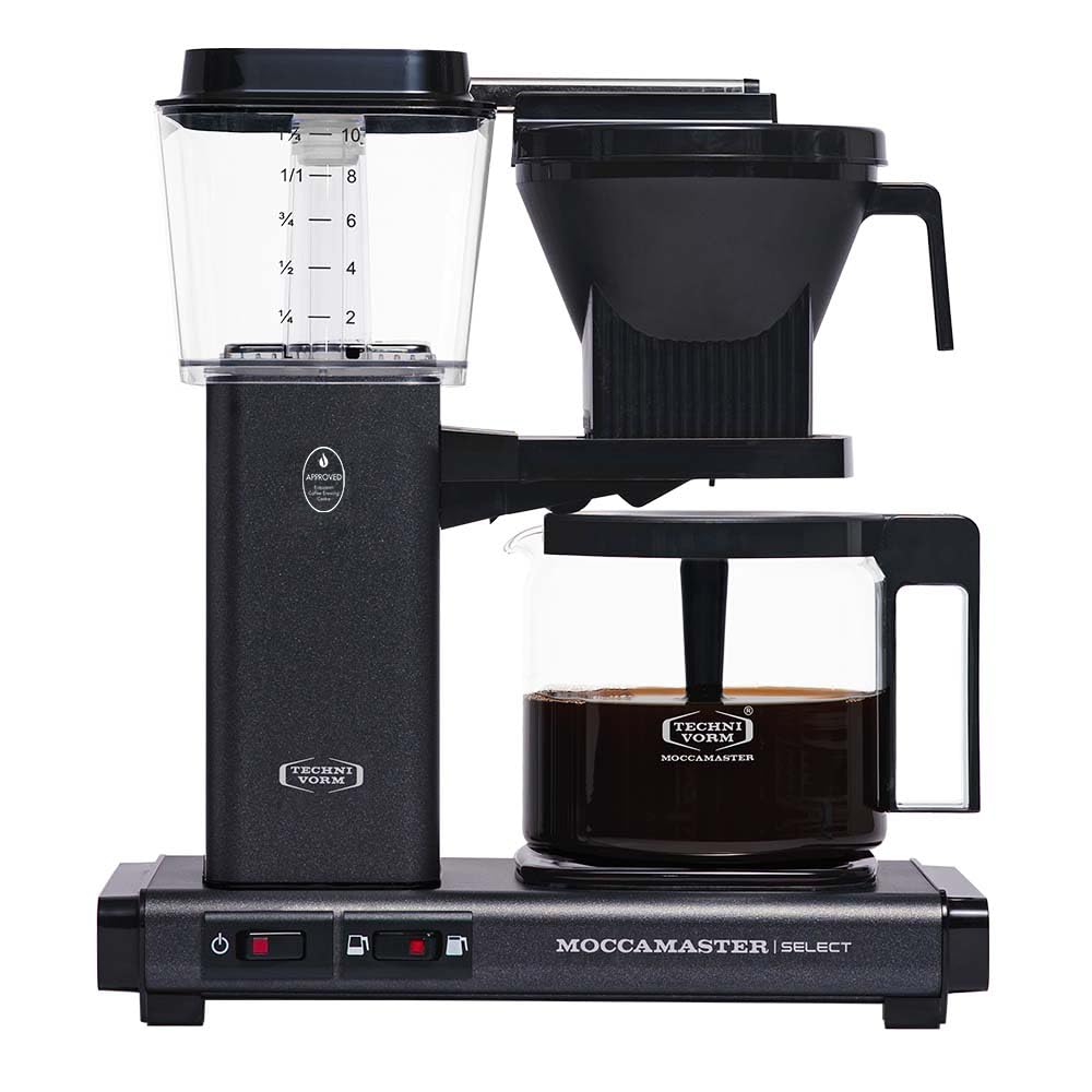 Moccamaster KBG Select, Coffee Machine, Filter Coffee Maker, Polished Silver, UK Plug, 1.25 Liters