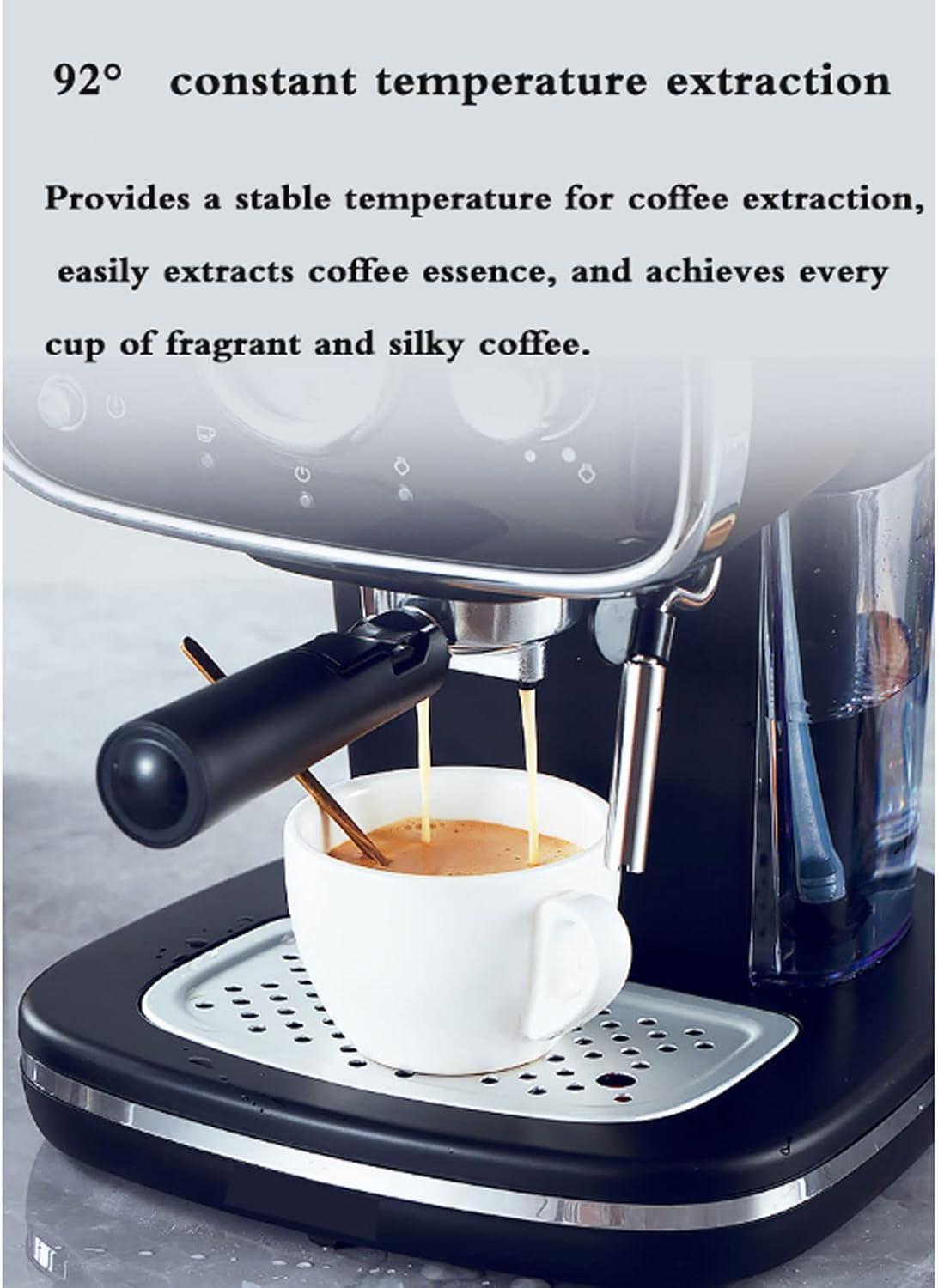 Espresso Machine 15 Bar Pump Pressure home small milk frother coffee machine,suitable for mocha cappuccino latte