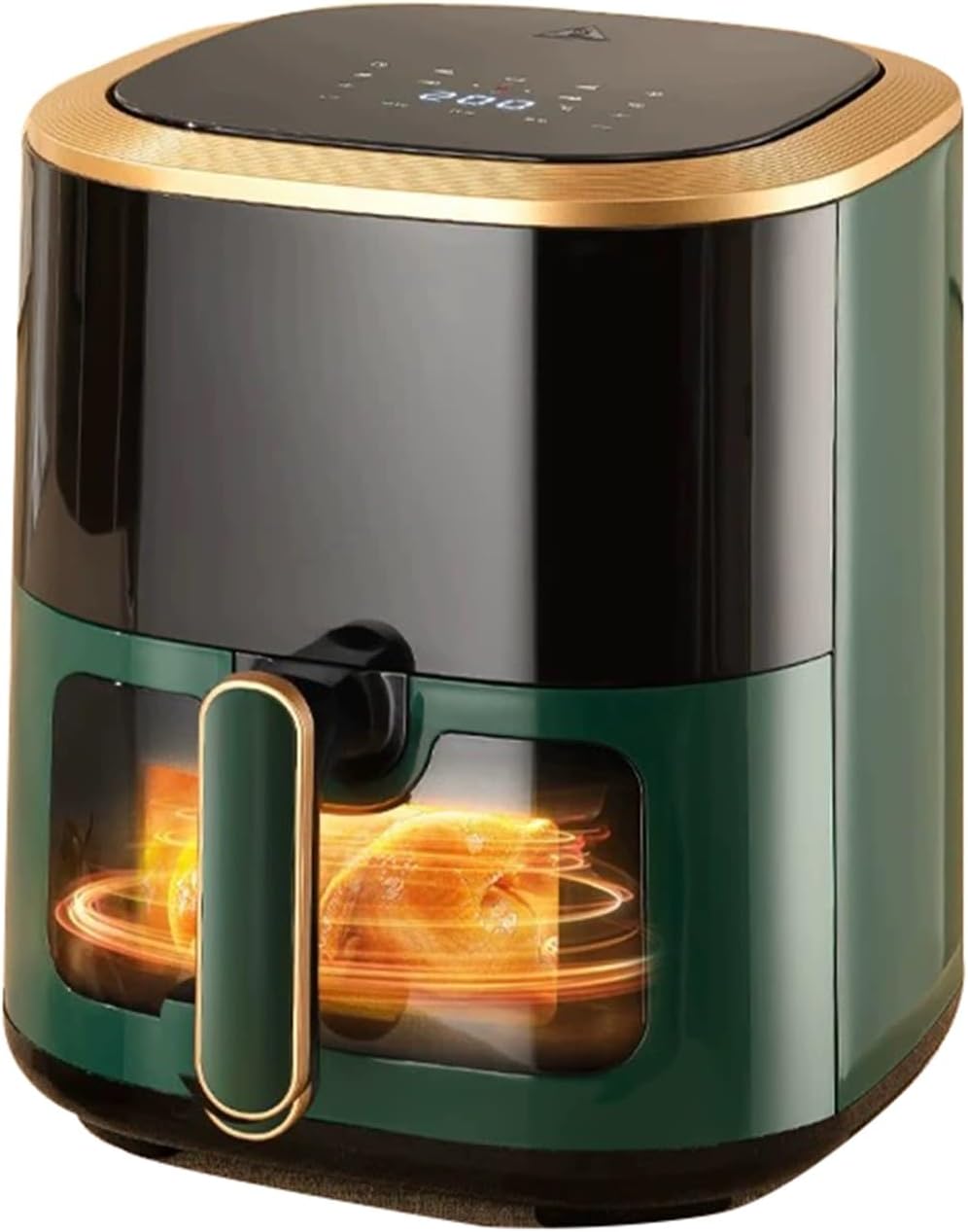 Air fryer household 12L large capacity visual multifunction oven, touch screen, removable basket, maximum temperature 200 ° C