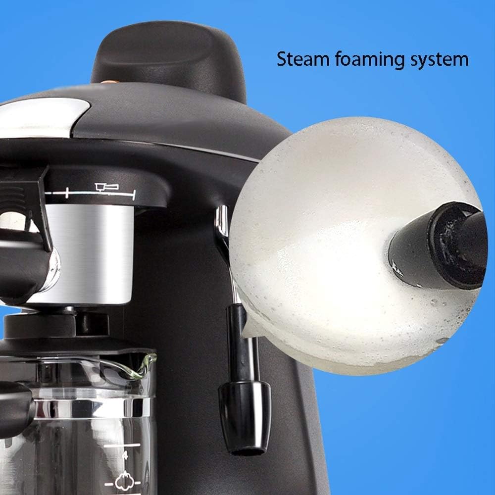 Coffee Machine Coffee Machine, Semi-Automatic Coffee Machine,5 Bar Pressure Pumpndash;Cappuccino,American Coffee,White Coffee,Etcndash;Stainless Steel(730W),Compatible with espress