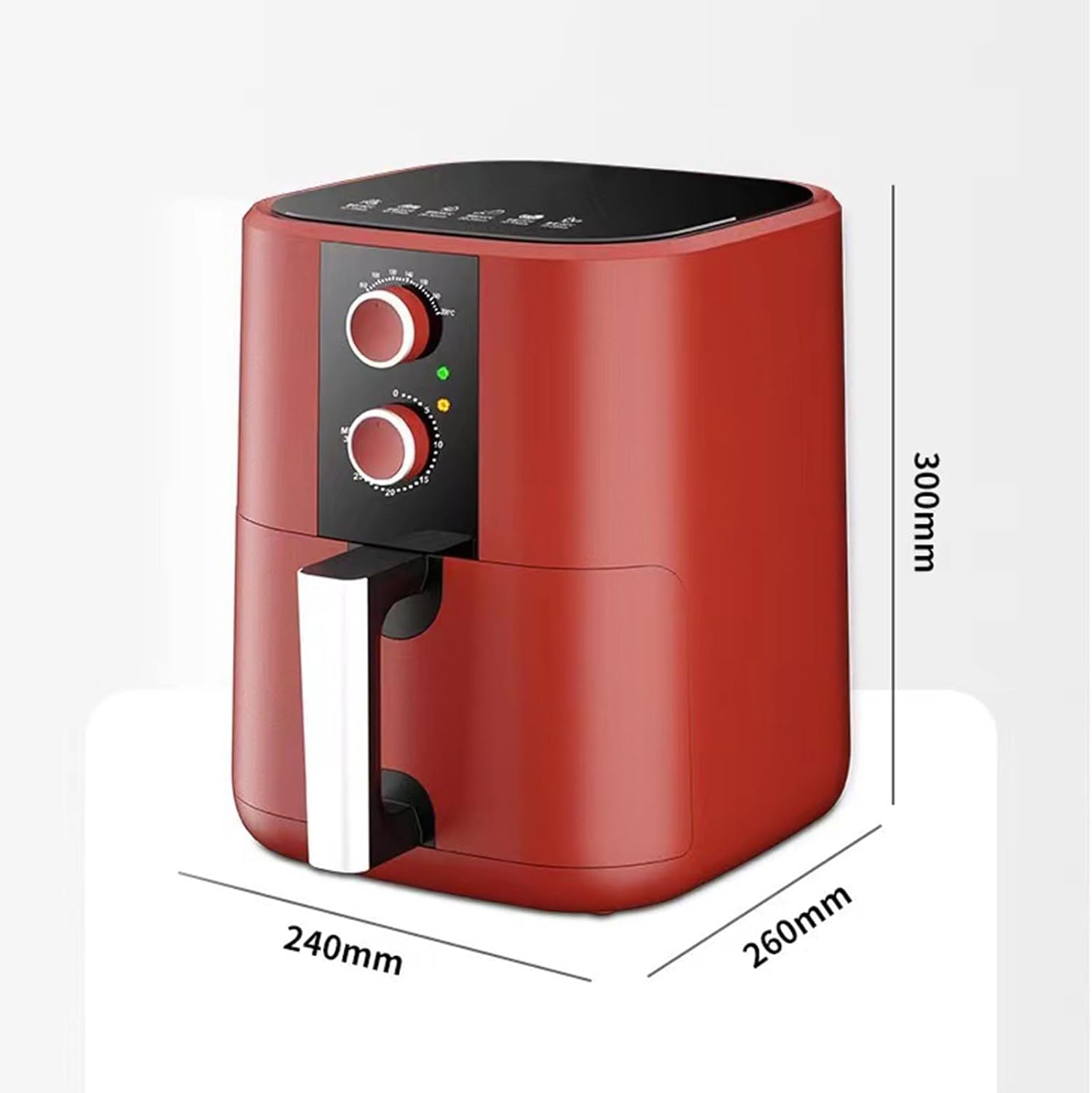Air fryer 5 liters, household multi-functional smoke-free fries electromechanical fryer, large capacity,