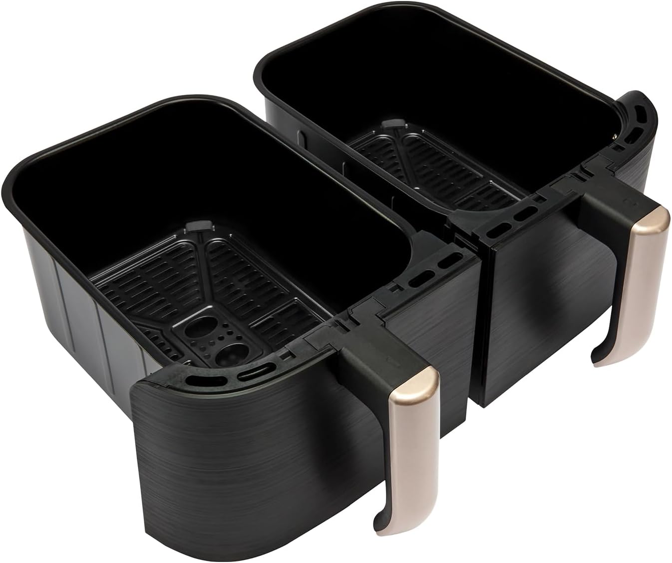 Russell Hobbs Dual Air Fryer 9L Rapid Airfryer [Dual Basket/Zone, Low-Noise, 9 Programs] satisfry (Dishwasher safe drawers, Max 200℃, Oil Free Cooking, Roast, Bake, Grill, Keep warm) 27680