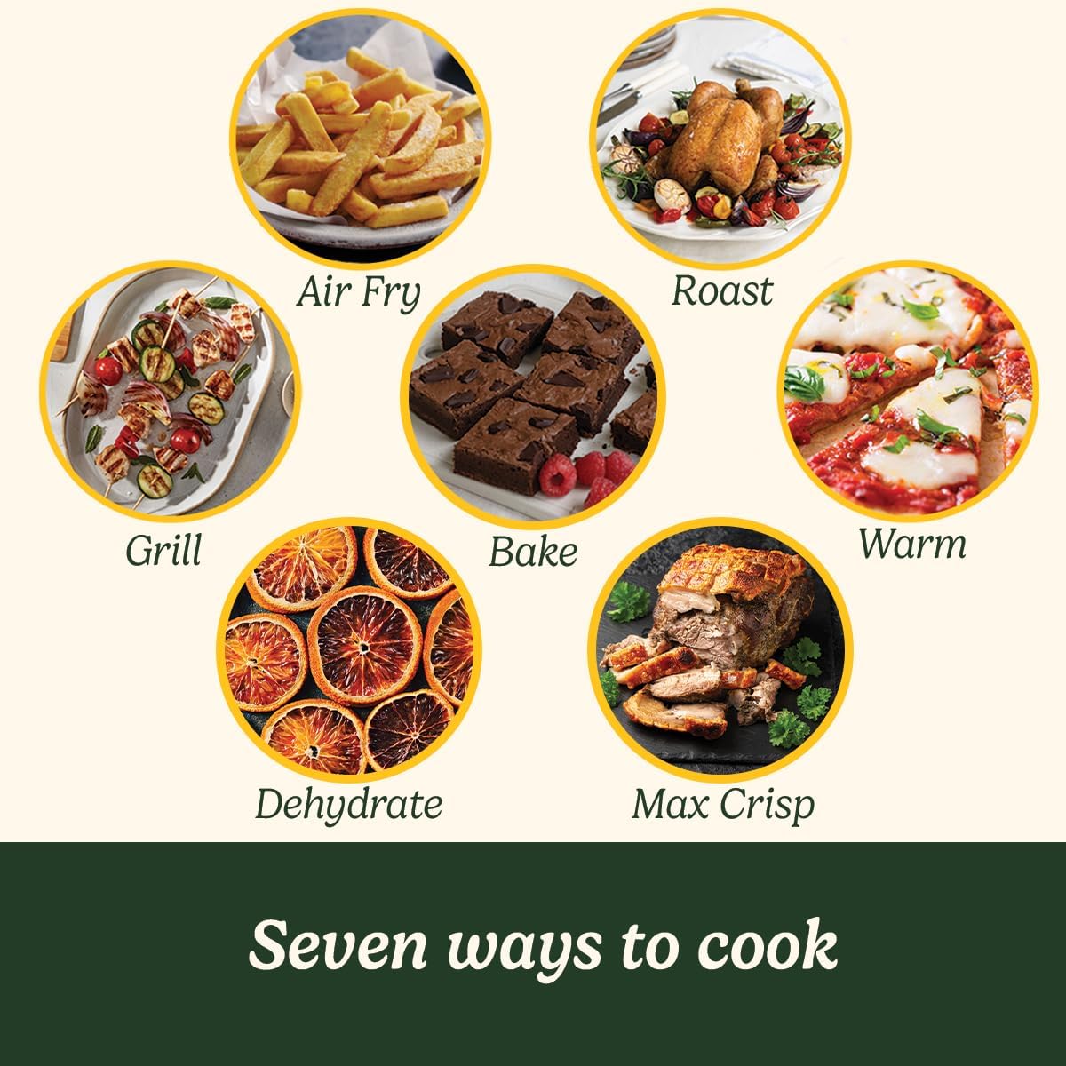 Cuisinart XXL10.4L Air Fryer with 2 x 5.2L Drawers |PFAS Free|Chemical-free cooking | Air Fry, Roast, Grill, Bake, Dehydrate, Max Crisp, Keep Warm | Dual Zones - cook 8+ portions|Dishwasher Safe