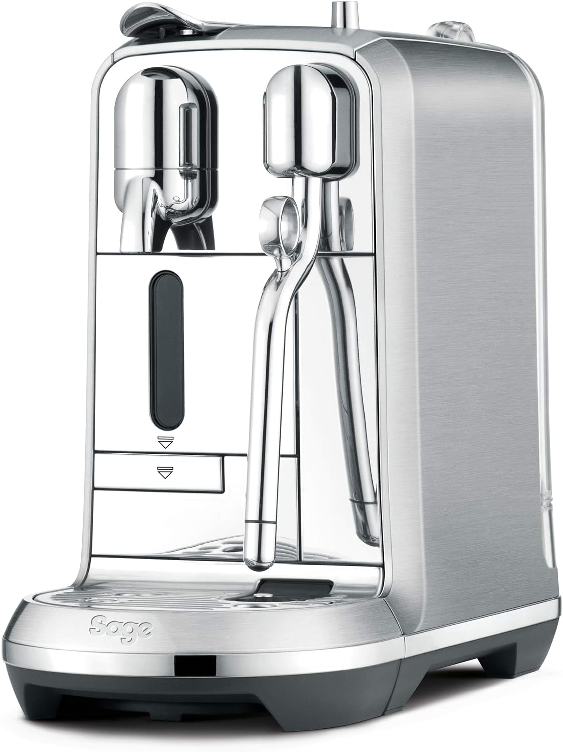 Nespresso Creatista Plus Automatic Pod coffee machine with milk frother wand for Espresso, Cappuccino & Flat White by Sage in Brushed Stainless Steel
