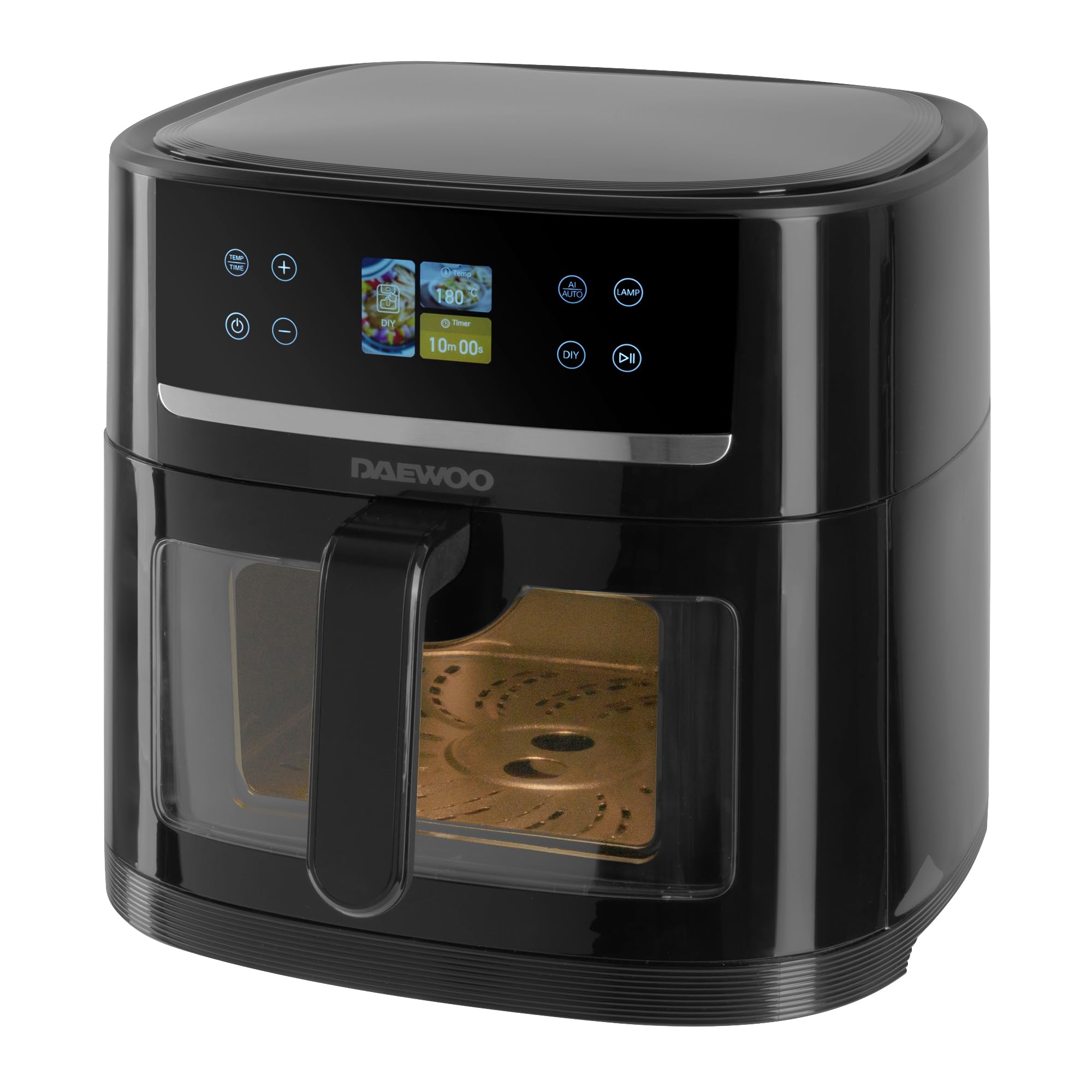 Daewoo Actuate 26L 5-in-1 Air Fryer Microwave Oven – 2400W Combination Oven with Grill, Bake, Reheat, Defrost – One Touch Cooking, Accessories Included, Space-Saving Kitchen Appliance – Black