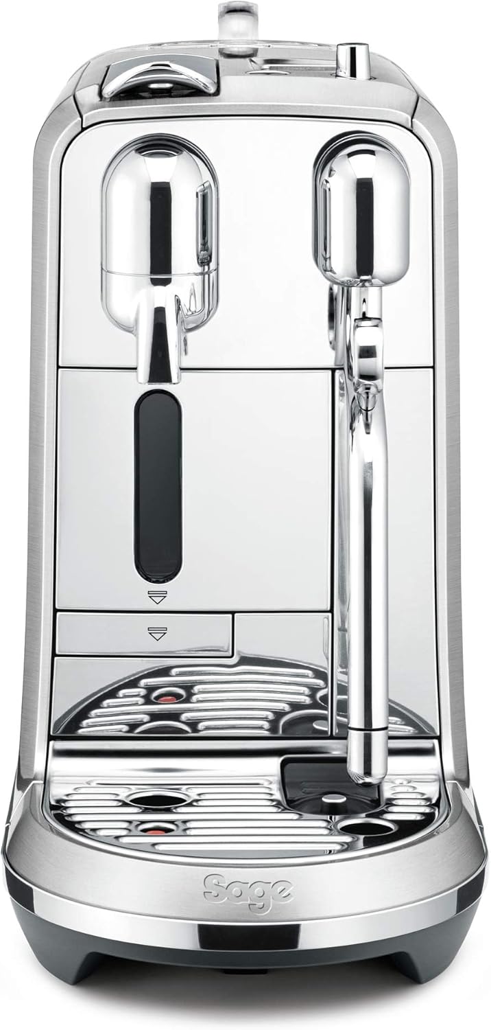 Nespresso Creatista Plus Automatic Pod coffee machine with milk frother wand for Espresso, Cappuccino & Flat White by Sage in Brushed Stainless Steel